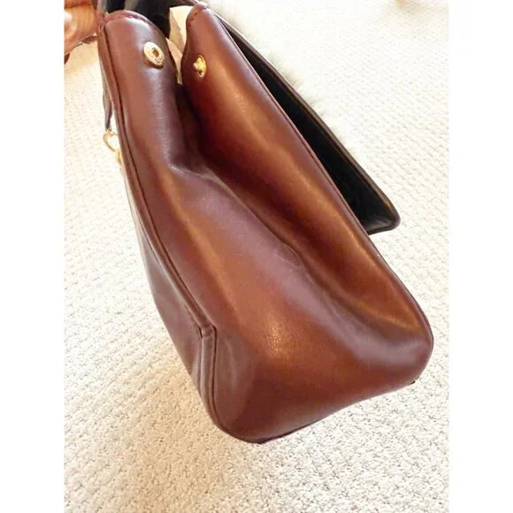 DVF Diane Von Furstenberg Faux Fur Charlotte Harper Leather Shoulder Bag - Picture 7 of 14